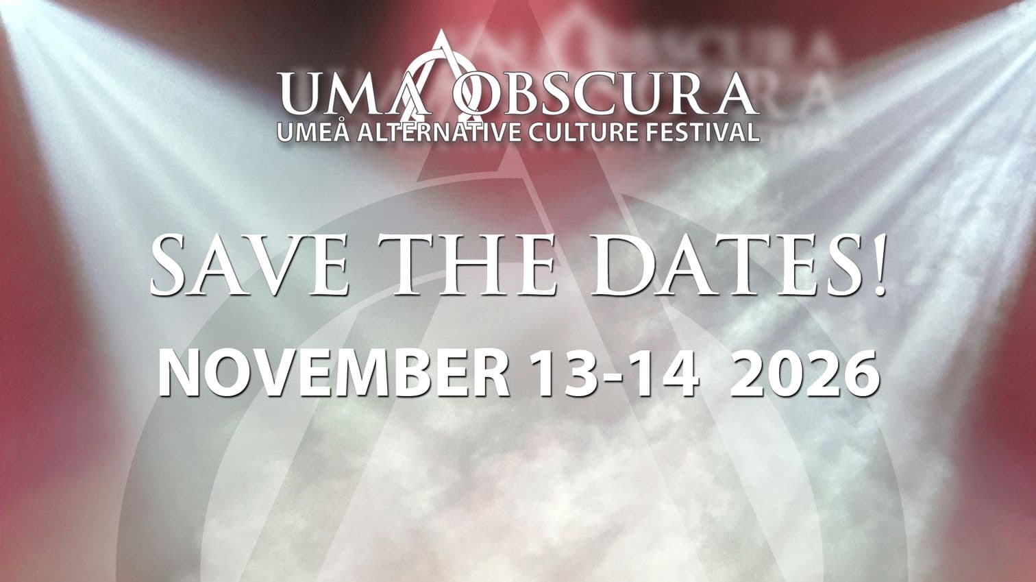 Uma Obscura - Save the dates